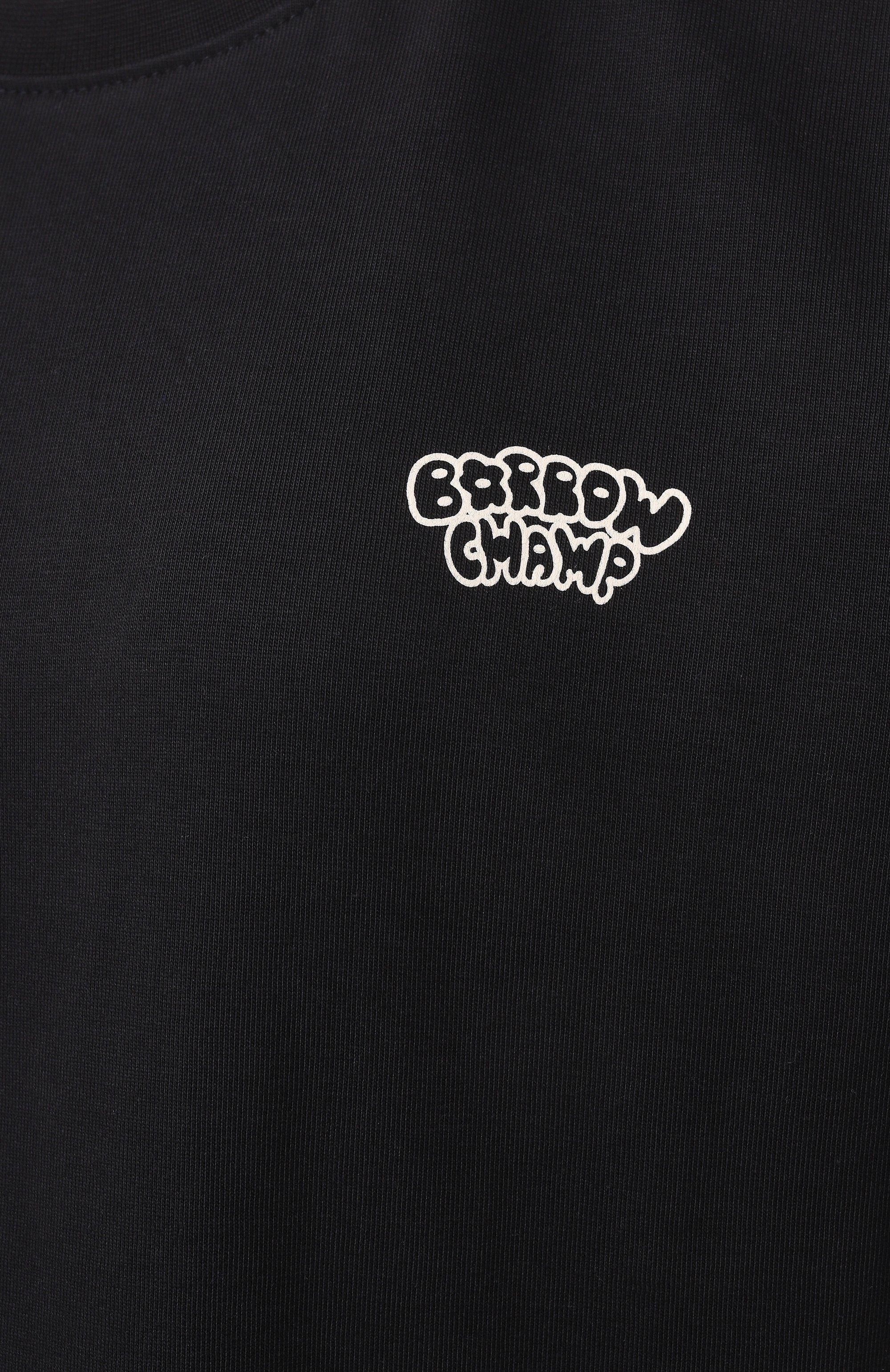 Хлопковая футболка BARROW черного цвета по цене 11850 руб., арт. S5BWW0TH159, фото 6 Хлопковая футболка BARROW, арт. S5BWW0TH159, фото 6