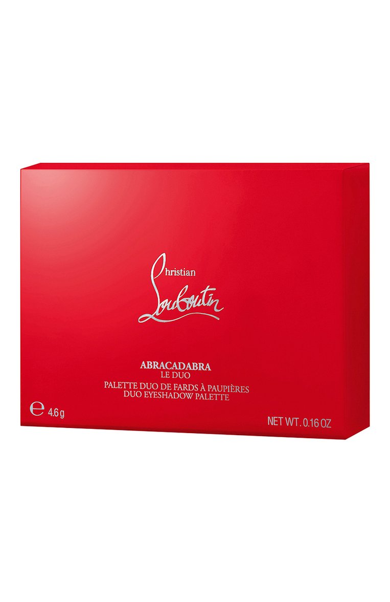 Двойные тени для век abracadabra le duo, оттенок hot nudes chick CHRISTIAN LOUBOUTIN  цвета, арт. 8435415063746 | Фото 4 (Тип продукта_макияж: Палетки; Региональные ограничения белый список (Axapta Mercury): Не проставлено; Финишное покрытие: Матовый, Сатиновый; Нос: Не проставлено)