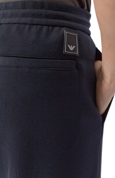 Джоггеры из хлопка и лиоцелла EMPORIO ARMANI, арт. EM004514/AF13700, фото 5
