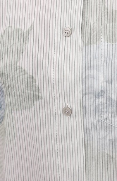 Рубашка из хлопка и вискозы ACNE STUDIOS голубого цвета по цене 38750 руб., арт. AC0345, фото 5 Рубашка из хлопка и вискозы ACNE STUDIOS, арт. AC0345, фото 5