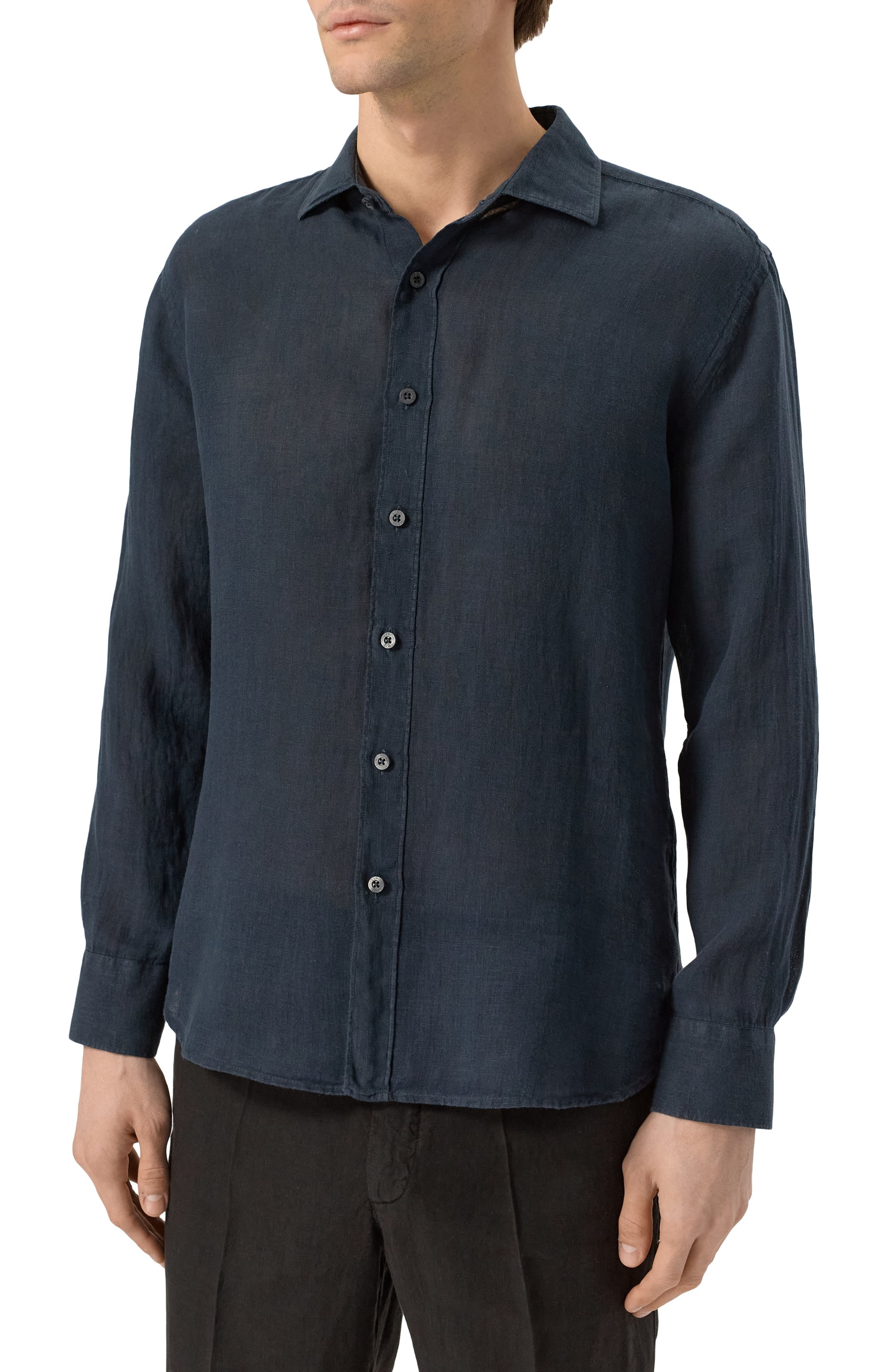 Льняная рубашка 120% LINO, арт. 32ALIM1311/0115/000, фото 3