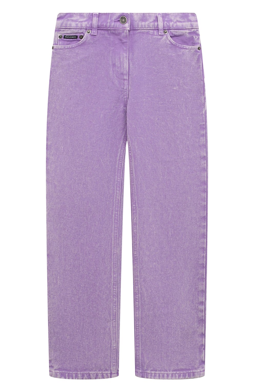 Джинсы DOLCE & GABBANA сиреневого цвета по цене 45250 руб., арт. L52F72/LDC06, фото 1 Джинсы DOLCE & GABBANA, арт. L52F72/LDC06, фото 1