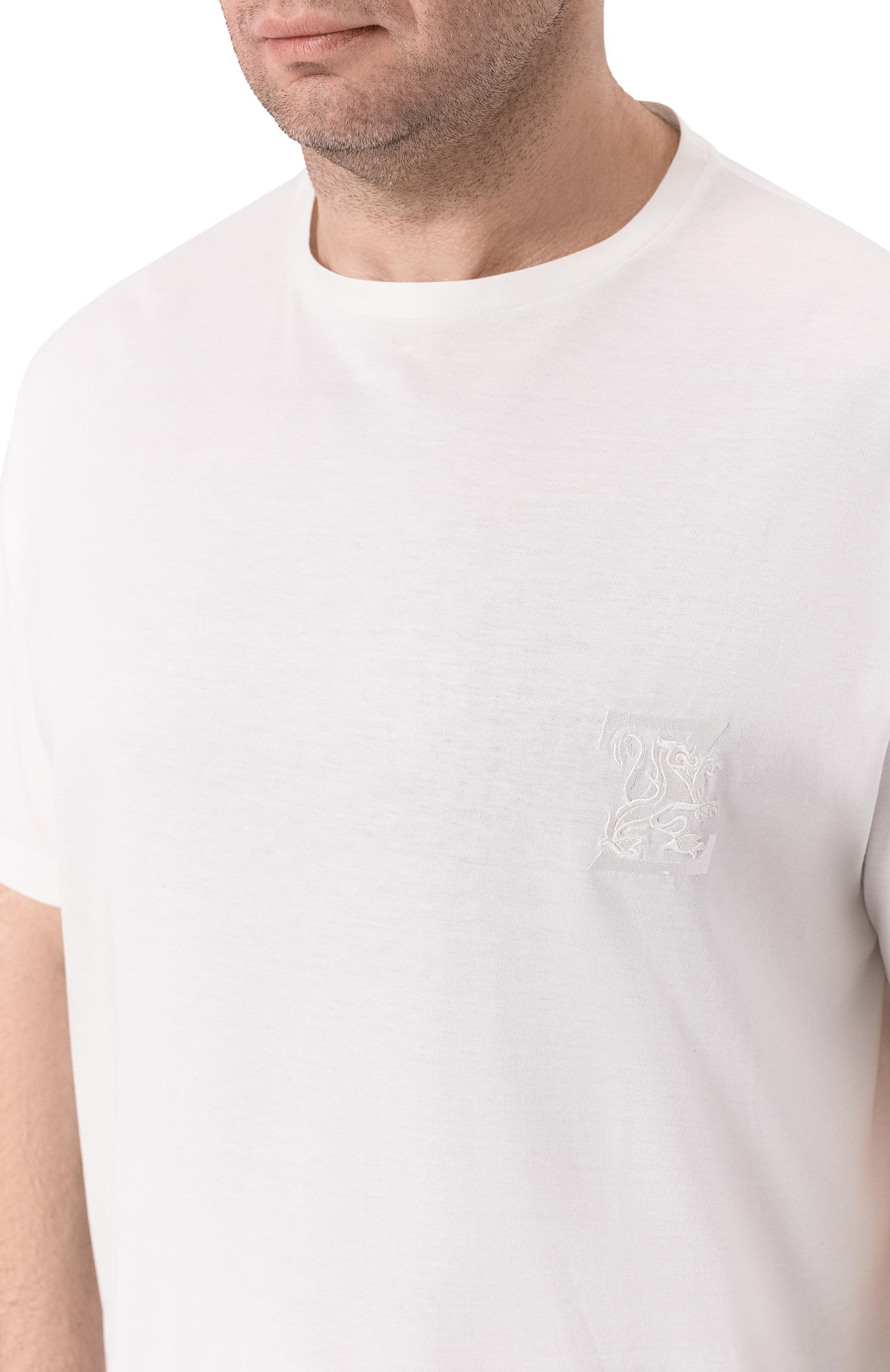 Хлопковая футболка ZILLI, арт. TSR03PM0100VZGI00, фото 5