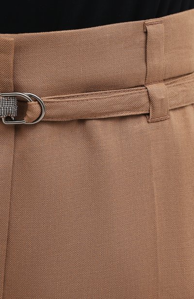 Брюки изо льна и хлопка BRUNELLO CUCINELLI бежевого цвета по цене 106500 руб., арт. MF591P7453, фото 5 Брюки изо льна и хлопка BRUNELLO CUCINELLI, арт. MF591P7453, фото 5