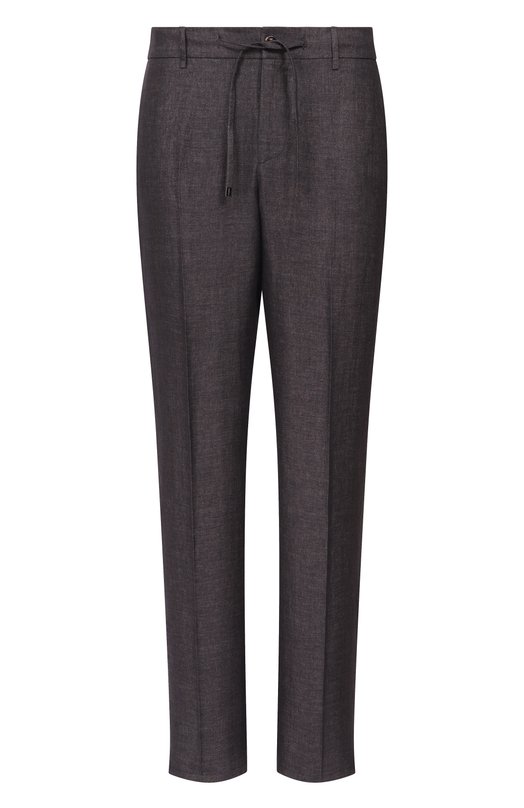 Льняные брюки Berwich SPIAGGIA 20/VT1502 Коричневый SPIAGGIA 20/VT1502