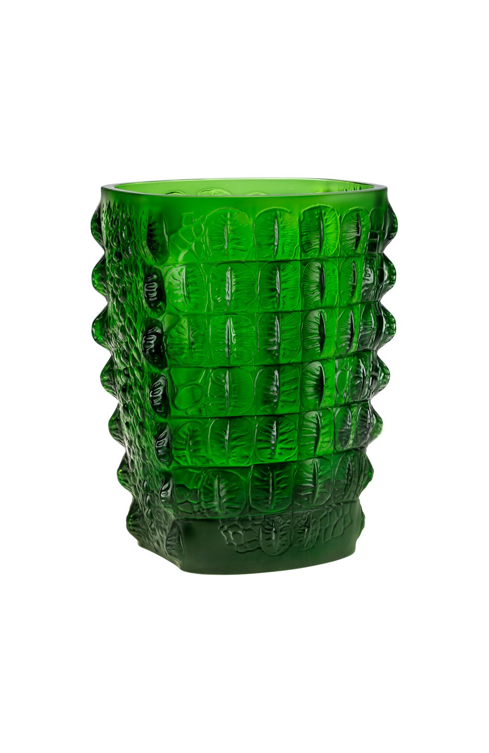 Ваза croco LALIQUE зеленого цвета по цене 568500 руб., арт. 10786400, фото 1 Ваза croco LALIQUE, арт. 10786400, фото 1