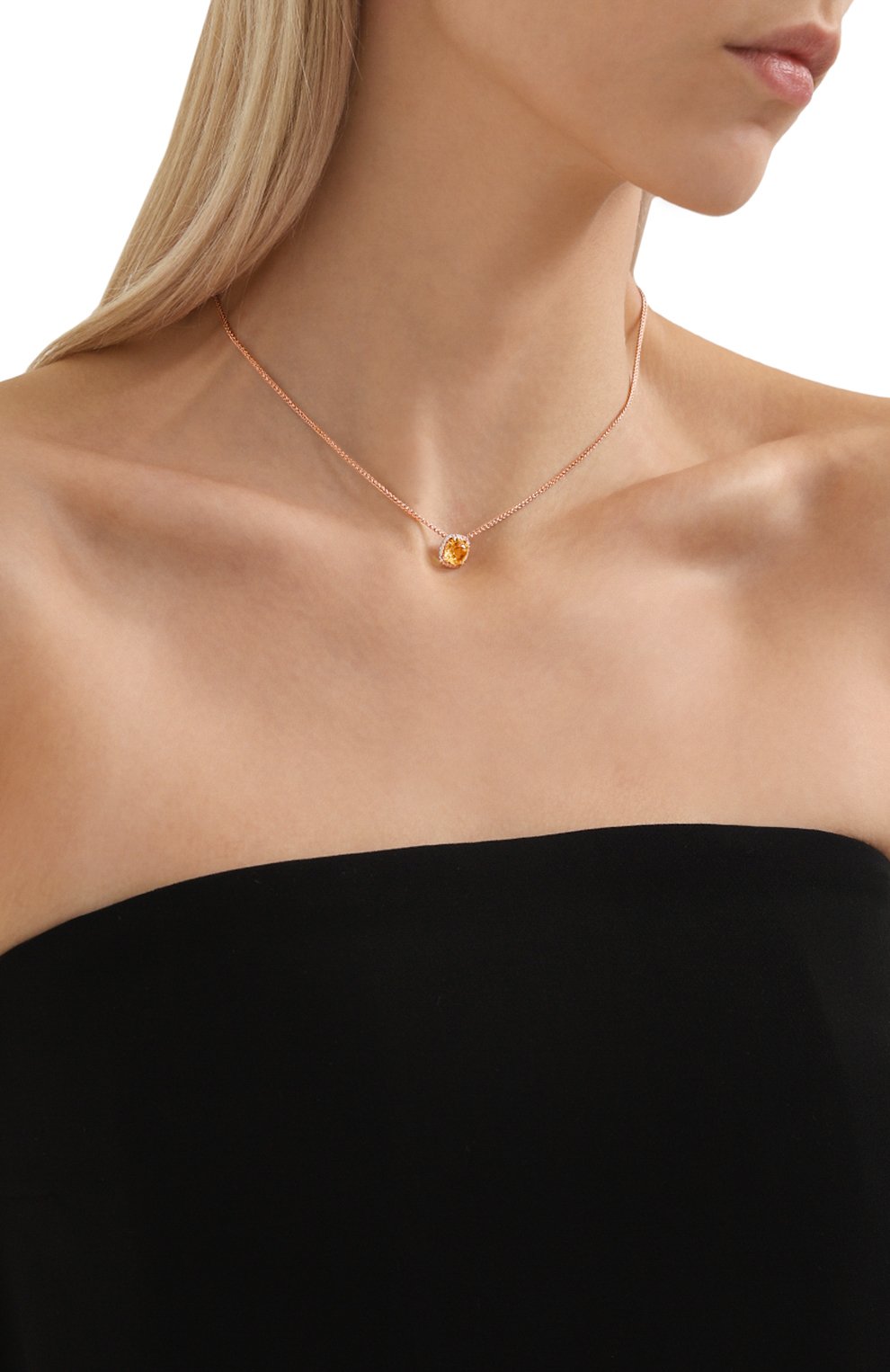 Цепочка с цитрином SECRETS JEWELRY, арт. ЦЦКП00804, фото 2