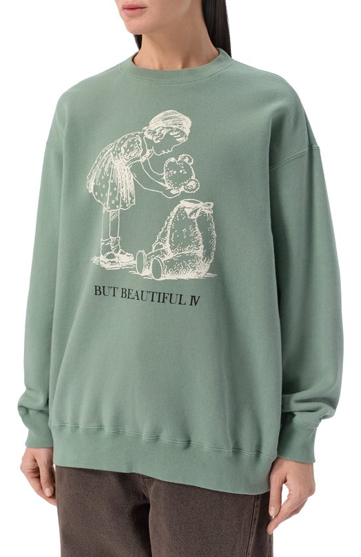 Хлопковый свитшот Undercover UC2E1895-3 Зелёный  UC2E1895-3 Фото 3