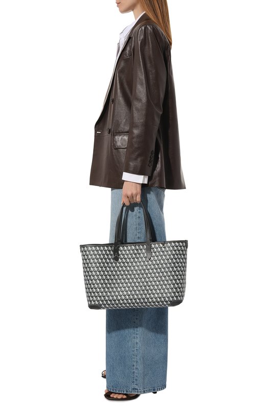 Сумка-тоут I Am A Plastic Anya Hindmarch Серый, фото 7