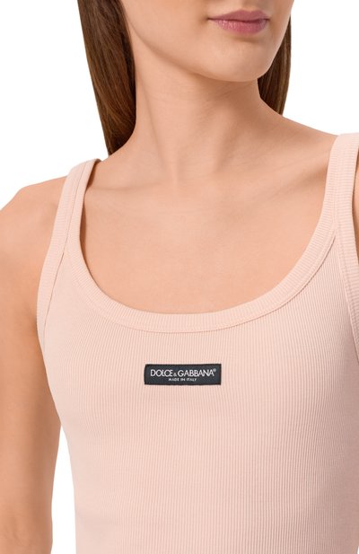 Хлопковая майка DOLCE & GABBANA, арт. F8W45T/FU7AV, фото 5