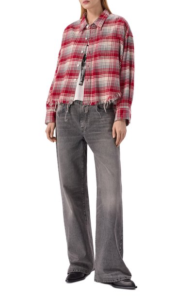 Хлопковая рубашка R13, арт. R13WR150-R683B, фото 2