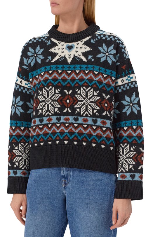 Шерстяной свитер Moschino A0916/5405 Чёрный  A0916/5405 Фото 3