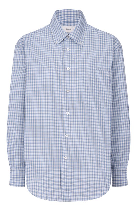 Хлопковая рубашка Dunst UDSH6A115B1 Голубой UDSH6A115B1