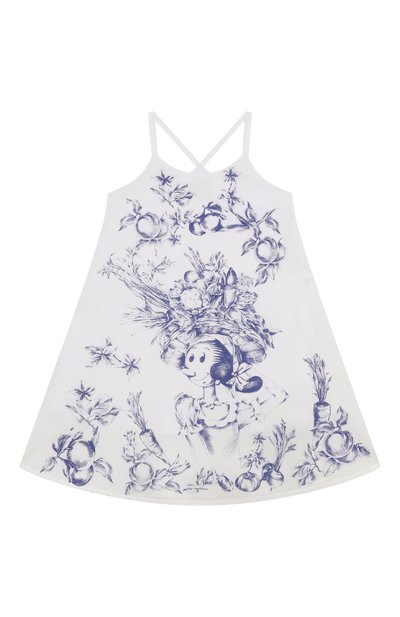 Хлопковый сарафан MOSCHINO, арт. HDV0GP/LLA10/4-8