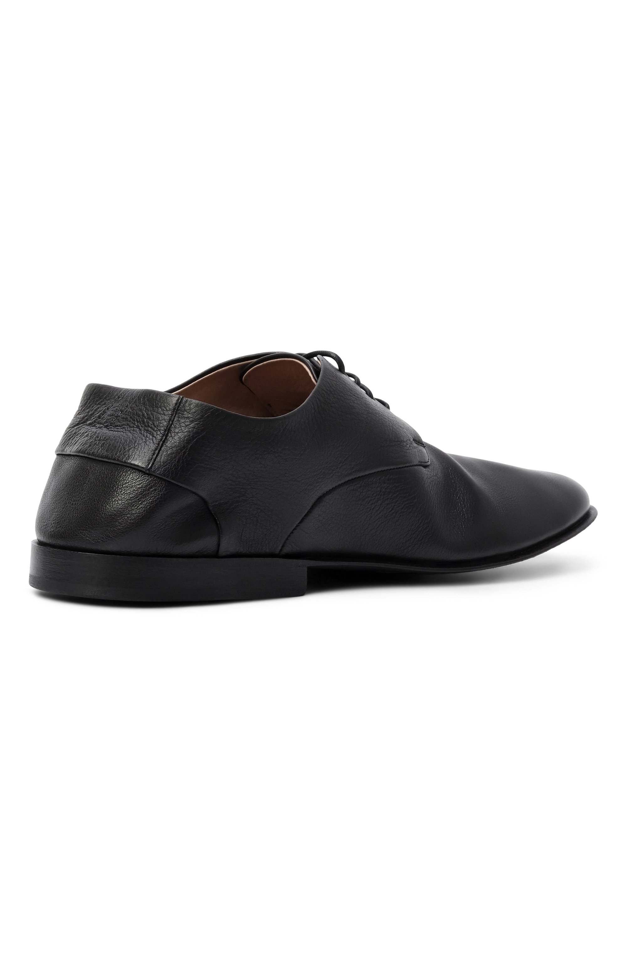 Кожаные дерби stucco MARSELL черного цвета по цене 106500 руб., арт. MM4677/P091, фото 5 Кожаные дерби stucco MARSELL, арт. MM4677/P091, фото 5