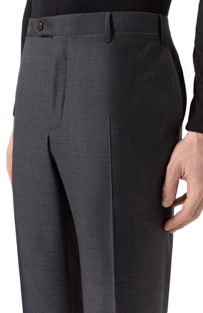 Шерстяные брюки CORNELIANI темно-серого цвета по цене 54850 руб., арт. 275B01/2717087, фото 5 Шерстяные брюки CORNELIANI, арт. 275B01/2717087, фото 5