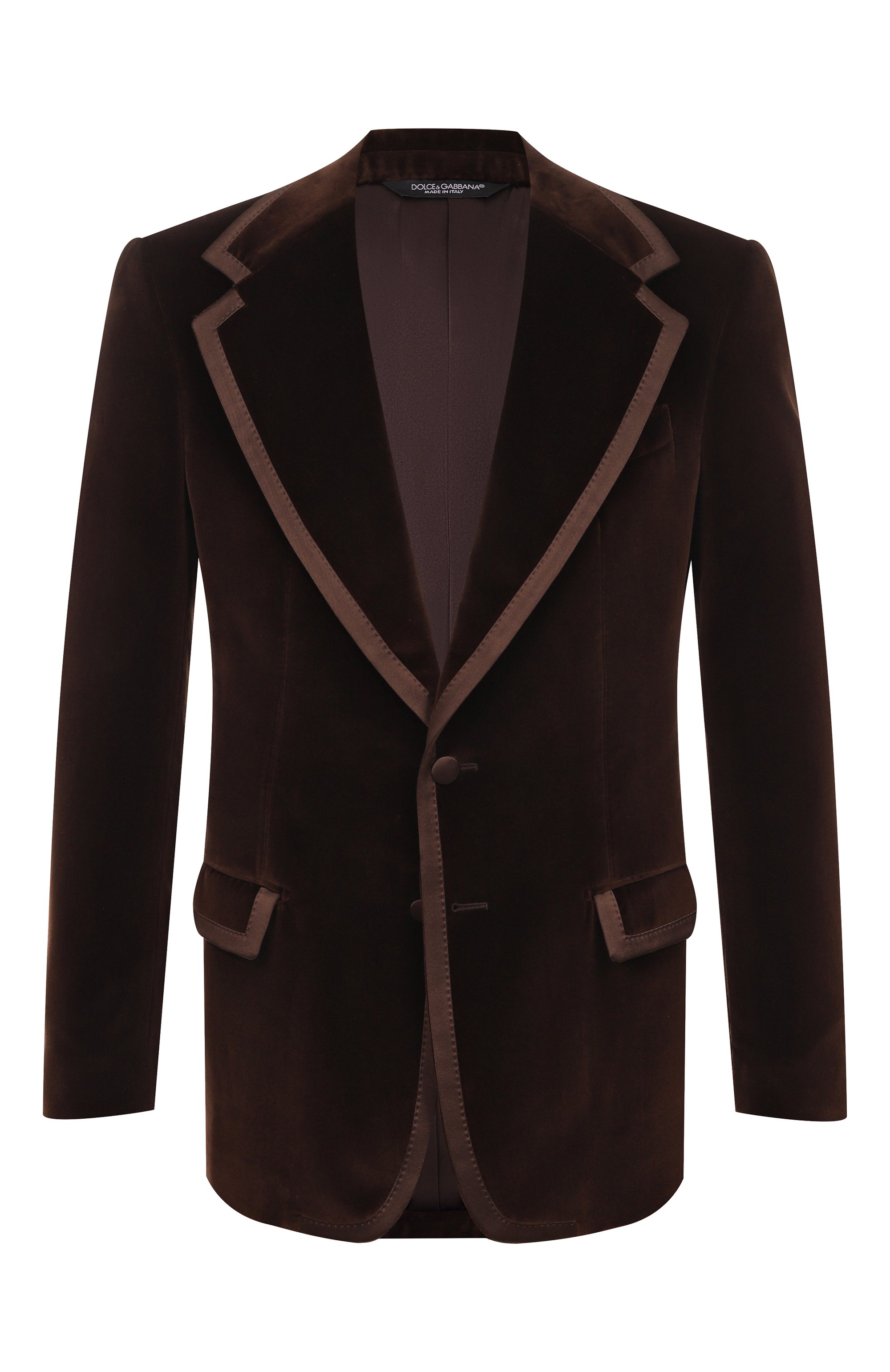 Бархатный пиджак DOLCE & GABBANA, арт. G2VP0T/FUVG7, фото 1