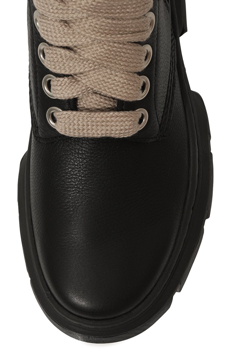 Мужские черные кожаные ботинки rick owens x dr. martens 1460 Мужские черные кожаные ботинки rick owens x dr. martens 1460