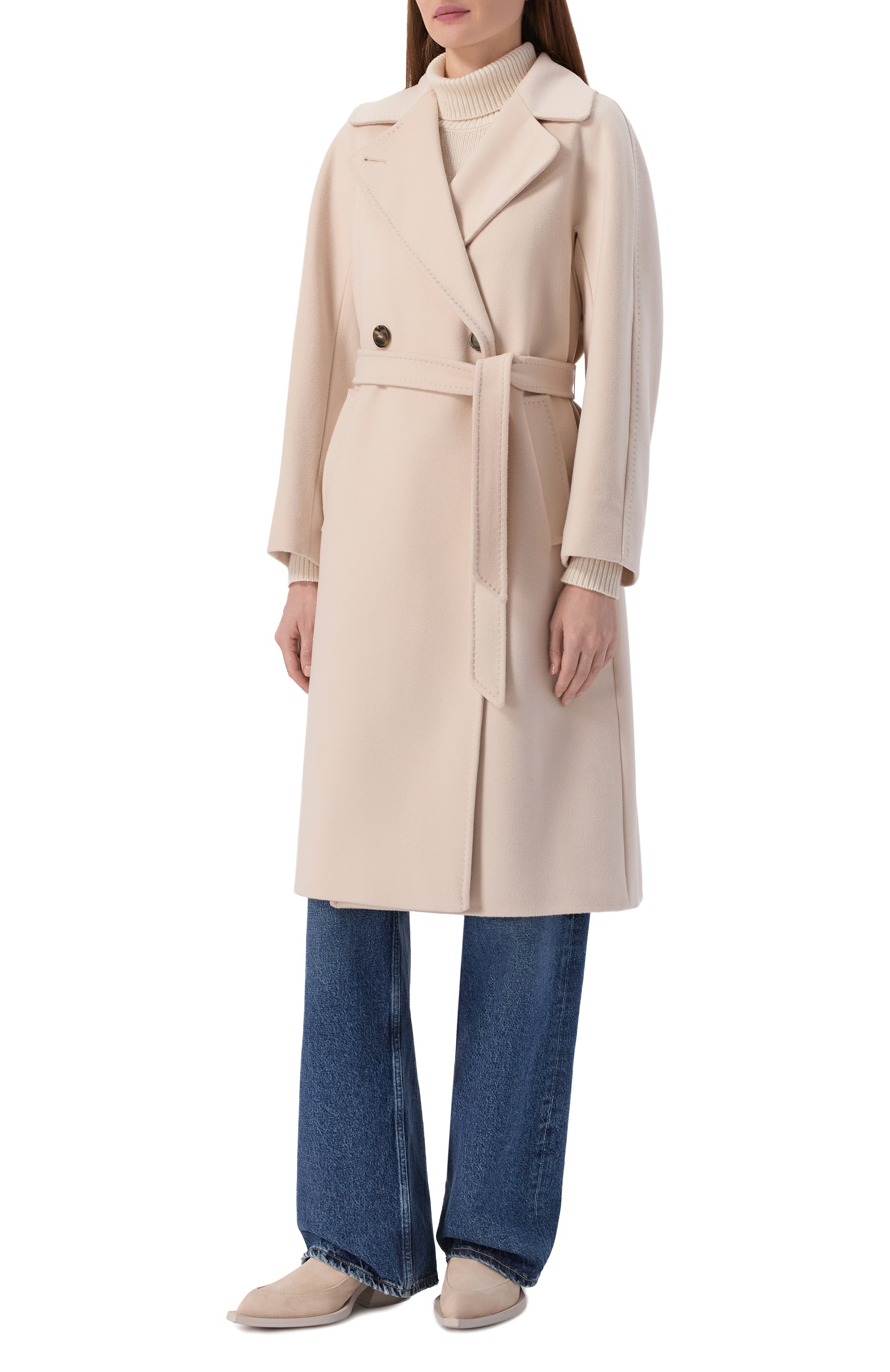 Шерстяное пальто WEEKEND MAX MARA, арт. RESINA, фото 3