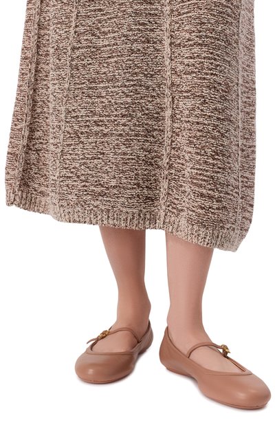 Кожаные балетки carla GIANVITO ROSSI, арт. G22223.05G0M.NAPPRAL, фото 3