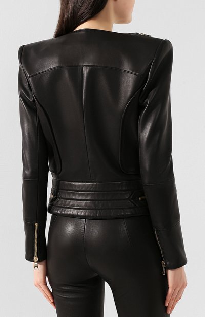 Кожаная куртка BALMAIN, арт. RF18891/L053, фото 4