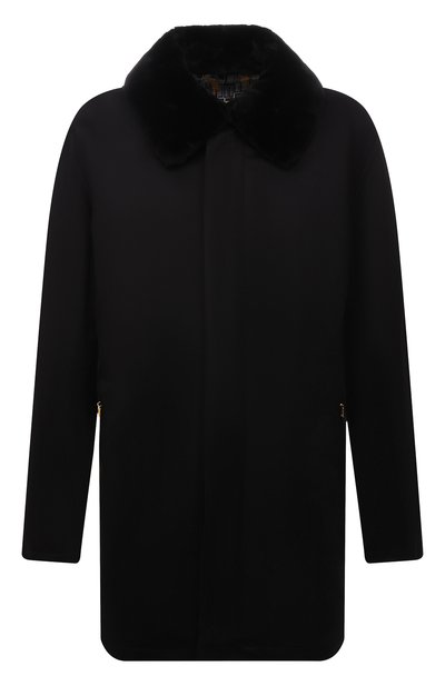 Мужской кашемировое пальто с меховой отделкой ZILLI, арт. MAW-TIMBU-03001/0003