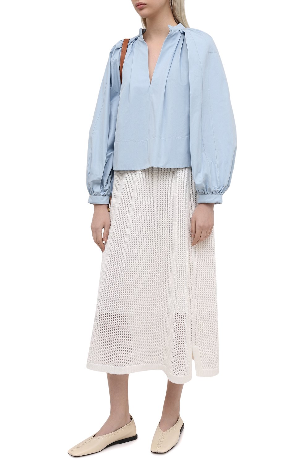 Юбка из хлопка и шелка LORO PIANA, арт. FAL5799, фото 2