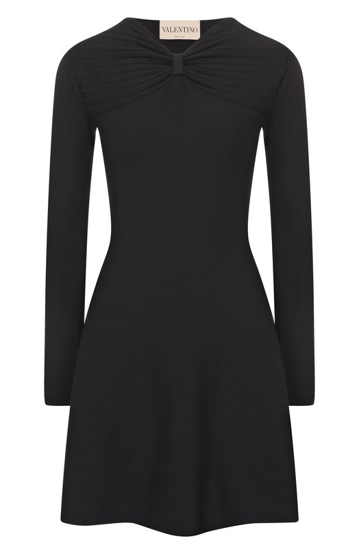 Платье из вискозы Valentino 8B3KD14X/A2P Чёрный 8B3KD14X/A2P