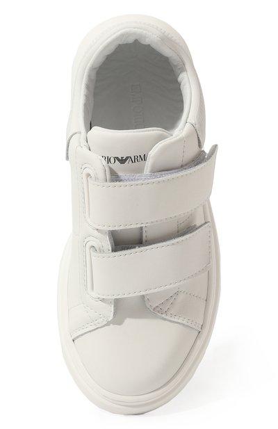 Кожаные кеды EMPORIO ARMANI, арт. XYX035/XCC76, фото 4