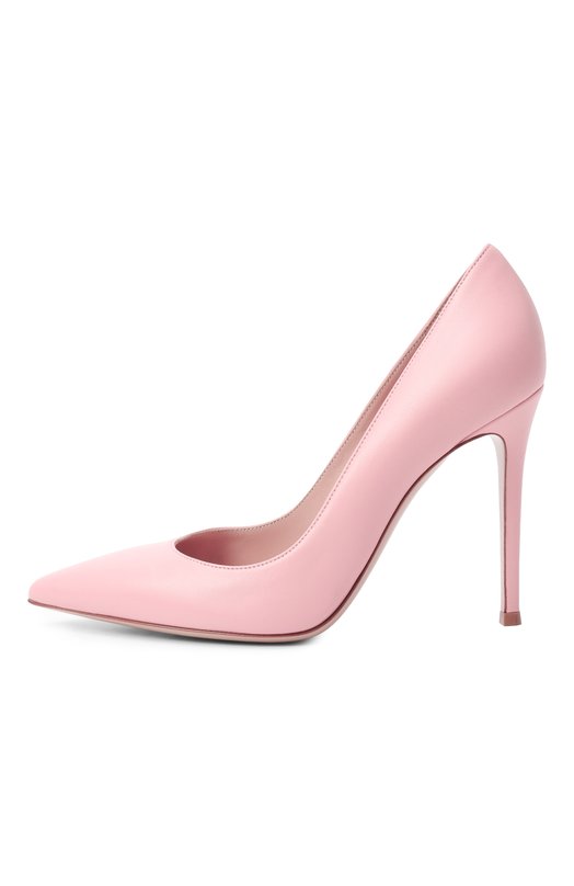 Кожаные туфли Gianvito 105 Gianvito Rossi G28470.15RIC.NAPSAKU Розовый  G28470.15RIC.NAPSAKU Фото 4