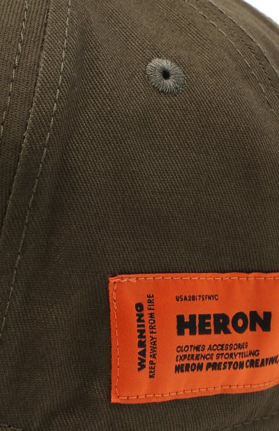 Хлопковая бейсболка HERON PRESTON, арт. HWLB003E20FAB0035540, фото 3