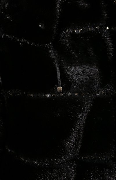 Шуба из меха норки с капюшоном VALENTINO черного цвета по цене 2980000 руб., арт. QF3FA5961DF, фото 5 Шуба из меха норки с капюшоном VALENTINO, арт. QF3FA5961DF, фото 5