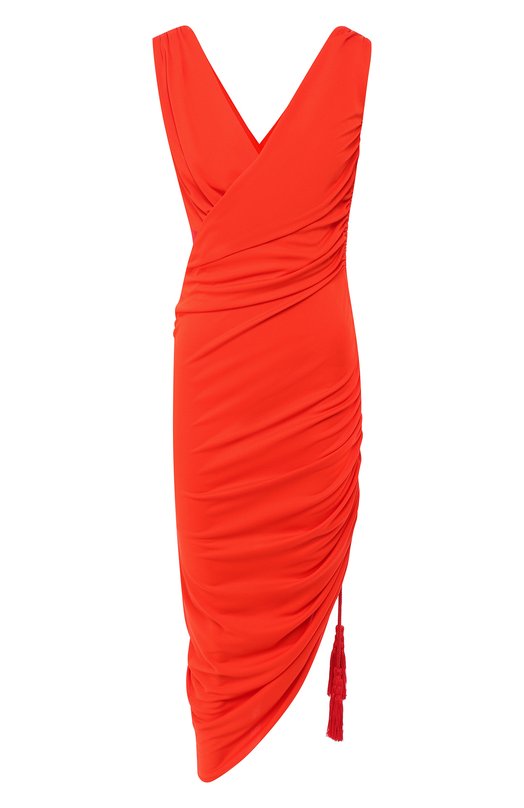 

Платье с драпировкой Lanvin, Красный