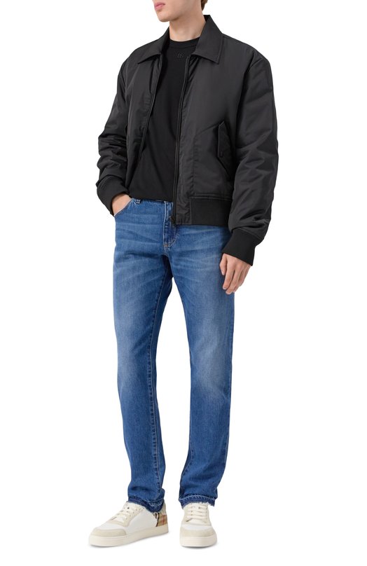 Комбинированные кеды Burberry 8069089 Белый  8069089 Фото 2