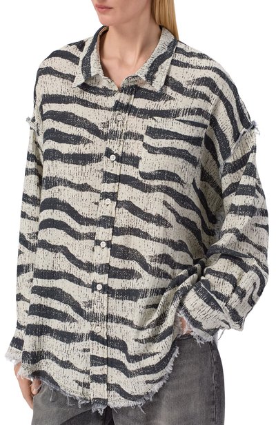 Хлопковая рубашка R13, арт. R13WR075-R661B_001, фото 3