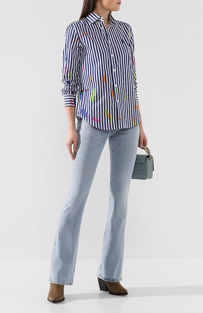 Хлопковая рубашка POLO RALPH LAUREN синего цвета по цене 23650 руб., арт. 211784162, фото 2 Хлопковая рубашка POLO RALPH LAUREN, арт. 211784162, фото 2