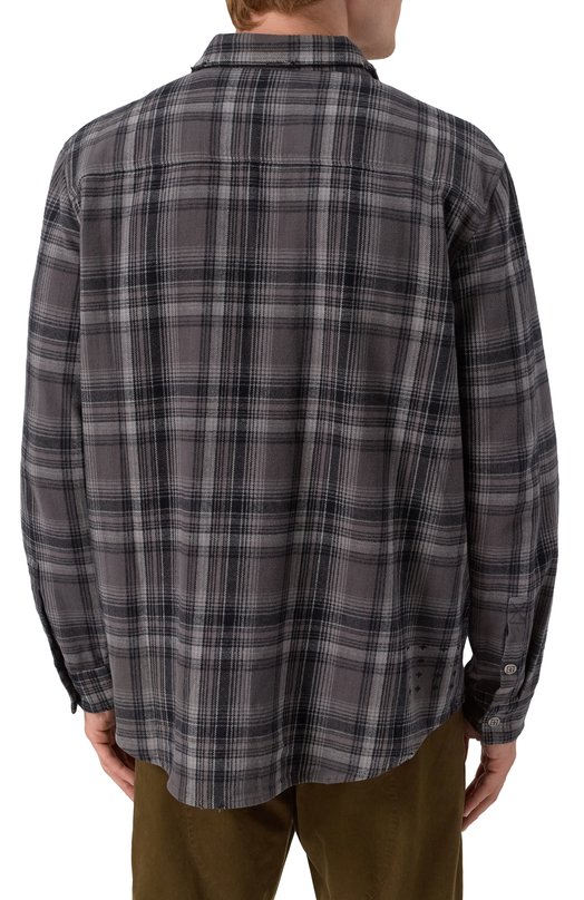 Хлопковая рубашка Ksubi MSP25SH016 Серый  MSP25SH016 Фото 4