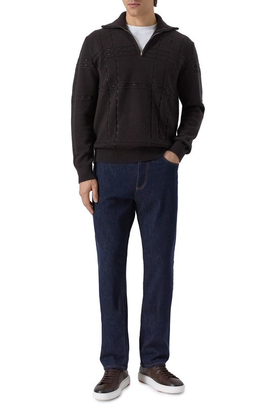 Кашемировый джемпер MVST M25.1MM.K003/K003 Коричневый  M25.1MM.K003/K003 Фото 2