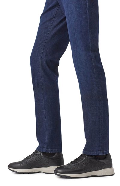 Кожаные кроссовки ZILLI, арт. H0157AM1130VZEV04, фото 3