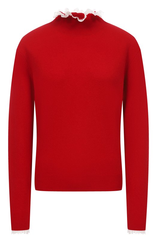Шерстяной пуловер OLOLOL OLKN033/600/BASE Красный OLKN033/600/BASE