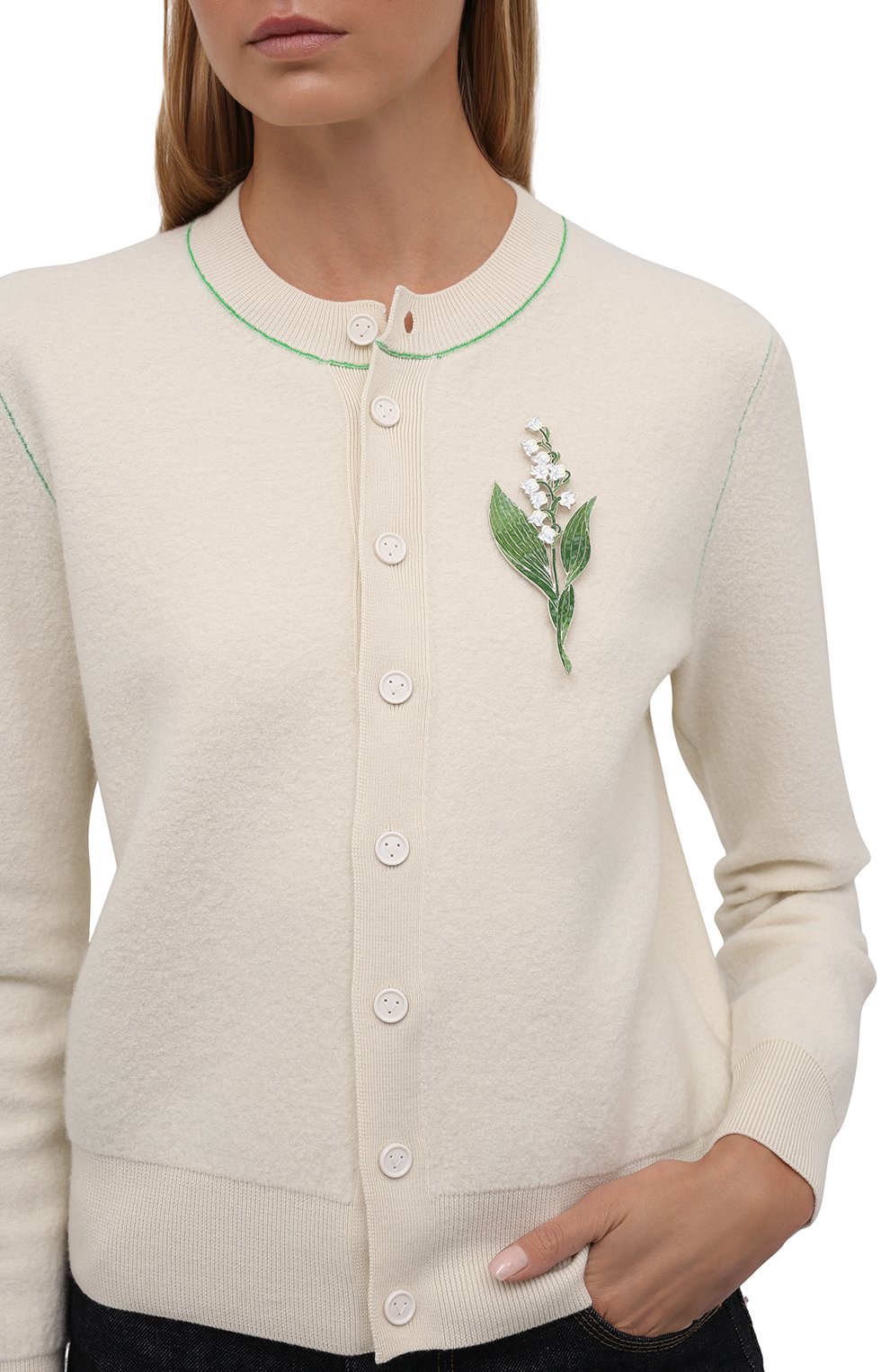 Брошь ландыш РУССКИЕ САМОЦВЕТЫ, арт. 41500, фото 2