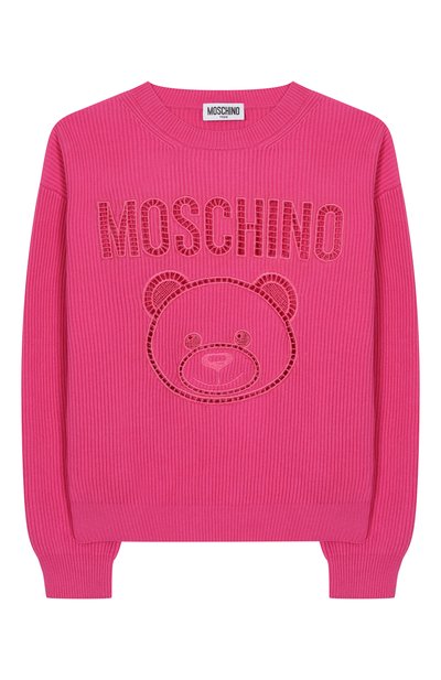 Хлопковый пуловер MOSCHINO, арт. HUW019/LHE60/10-14