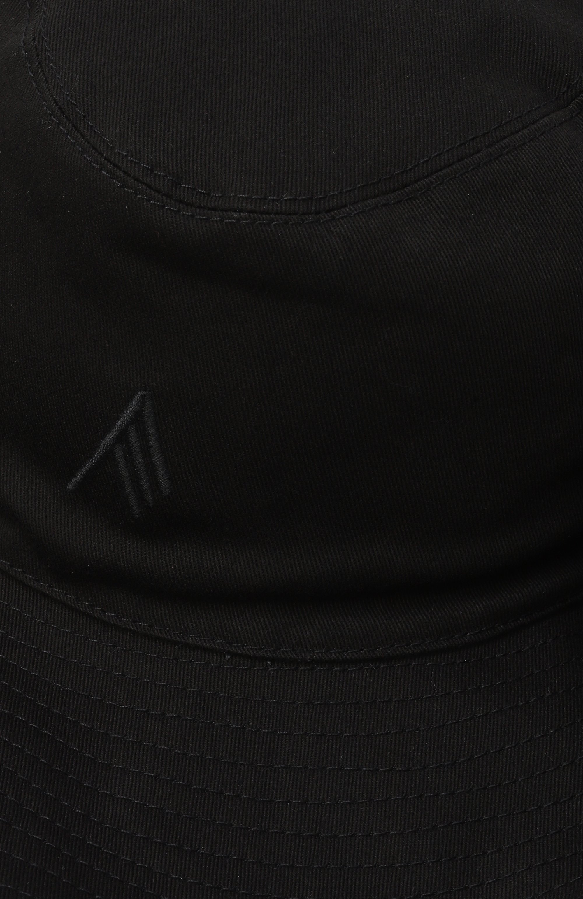 Хлопковая шляпа THE ATTICO черного цвета по цене 39350 руб., арт. 250WAC00038/CCC108MA, фото 3 Хлопковая шляпа THE ATTICO, арт. 250WAC00038/CCC108MA, фото 3