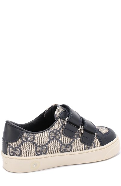 Кеды с принтом с застежками велькро GUCCI, арт. 418990/KLQ30, фото 3