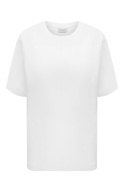 Женская хлопковая футболка DRIES VAN NOTEN, арт. 211-11150-2600