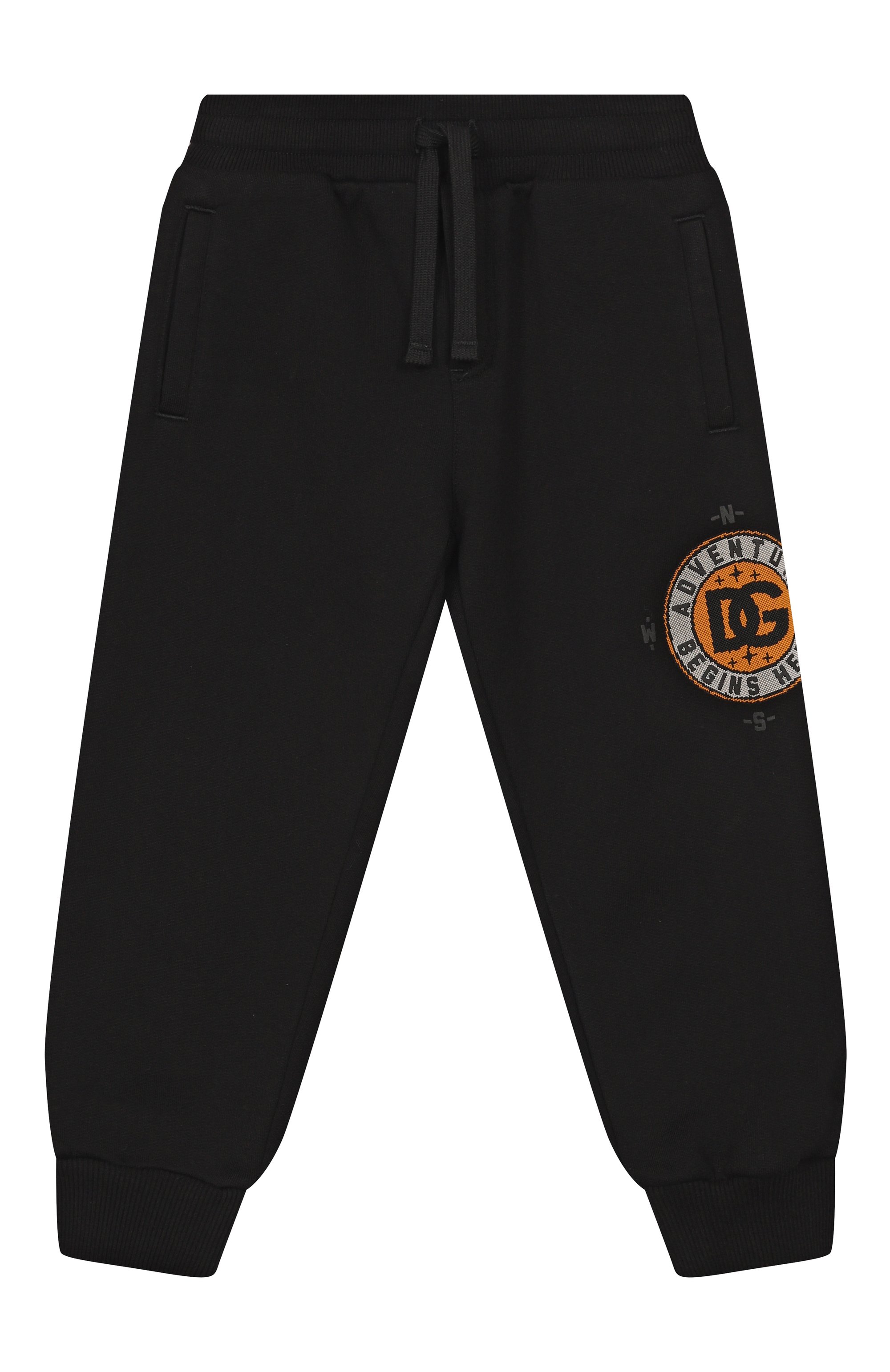 Хлопковые джоггеры DOLCE & GABBANA, арт. L4JPFE/G7PIU/8-12+, фото 1