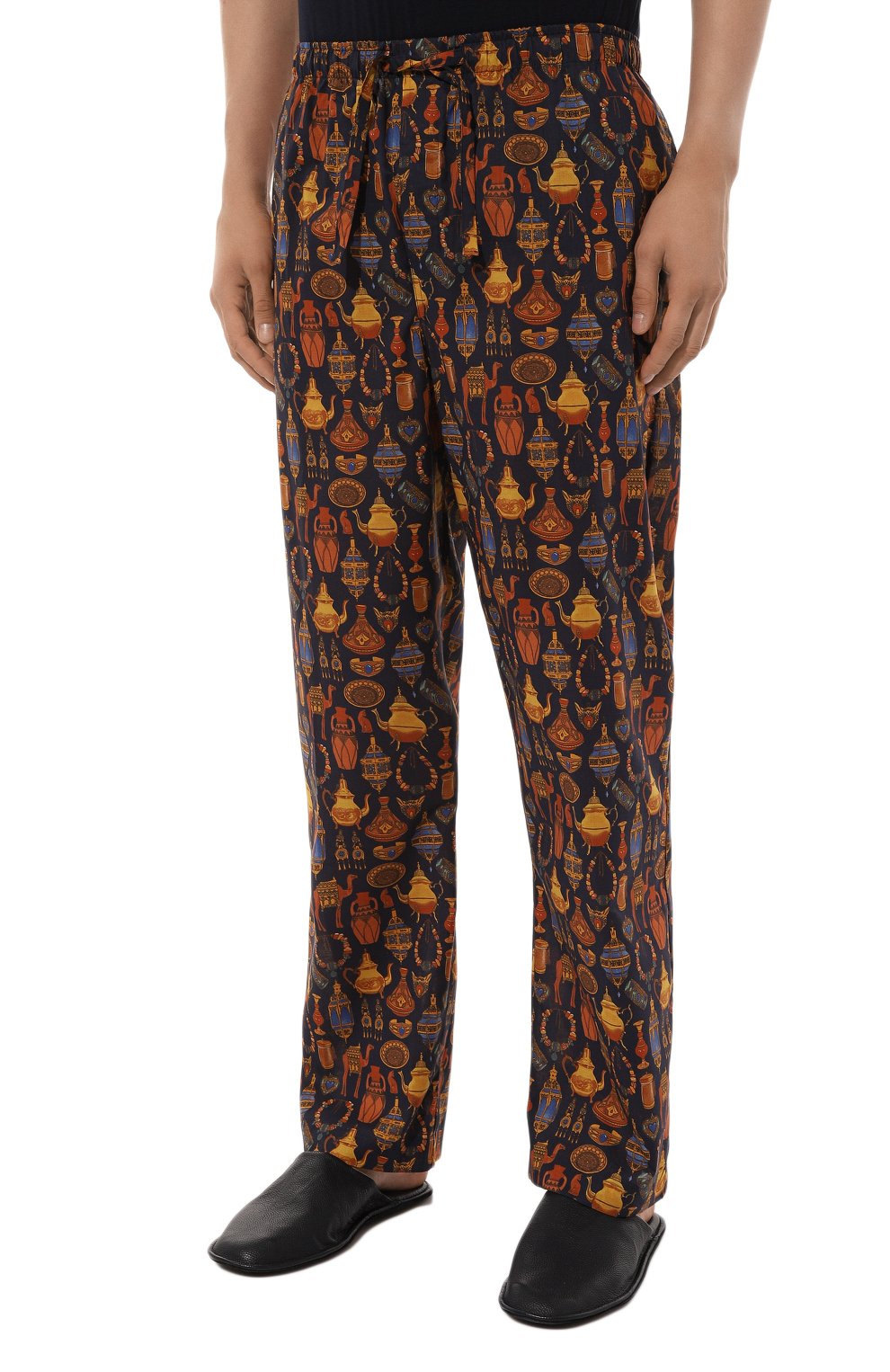 Хлопковые домашние брюки DEREK ROSE, арт. 3564-LEDB071, фото 3