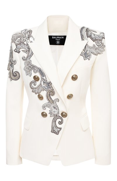 Женский шерстяной жакет BALMAIN, арт. UF17110/P050