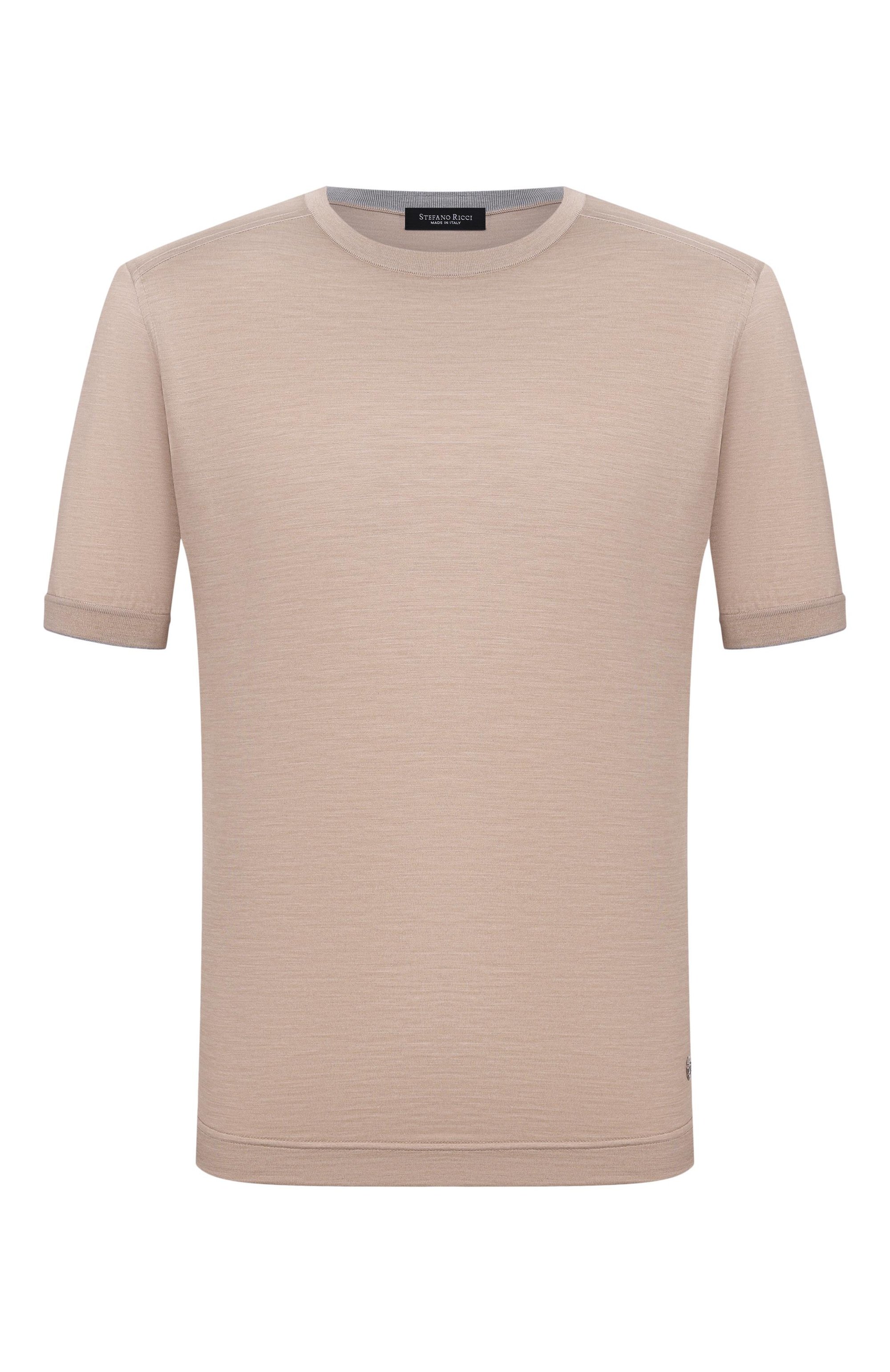 Шелковая футболка STEFANO RICCI, арт. K919512G10/R25190_001, фото 1