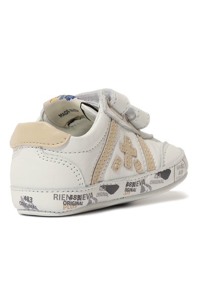 Кожаные кеды PREMIATA WILL BE белого цвета по цене 16450 руб., арт. 18CU0022-V/16-19, фото 3 Кожаные кеды PREMIATA WILL BE, арт. 18CU0022-V/16-19, фото 3